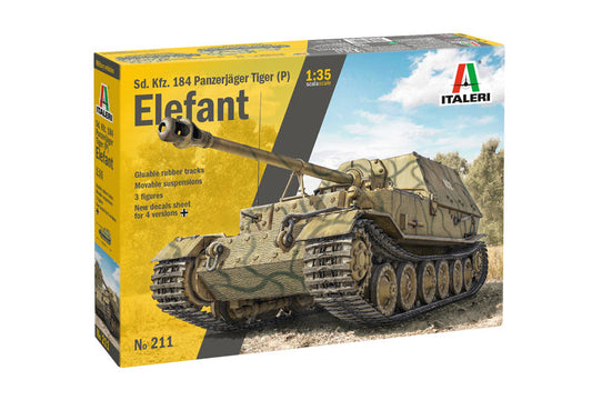 Italeri - 1:35 Sd. Kfz.184 Panzerjager Tiger Elefant