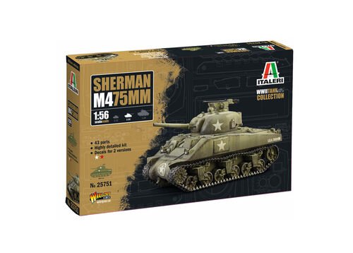 Italeri - M4 Sherman 75mm 1:56