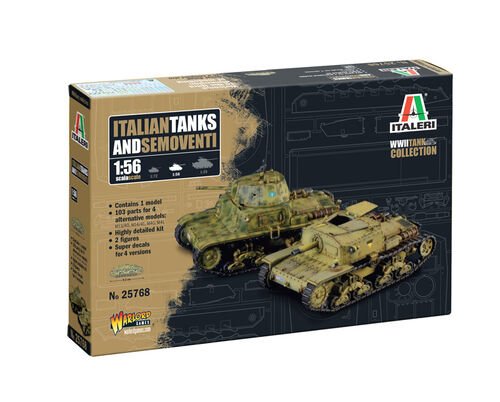 Italeri - Italian Tanks&Semoventi 1:56