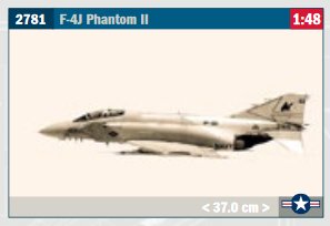 Italeri - F4J Phantom II Fighter 1:48