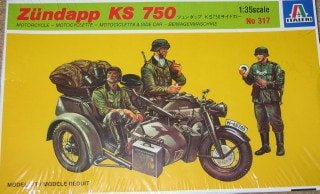 Italeri - KS750 Zundapp Motorcycle 1:35