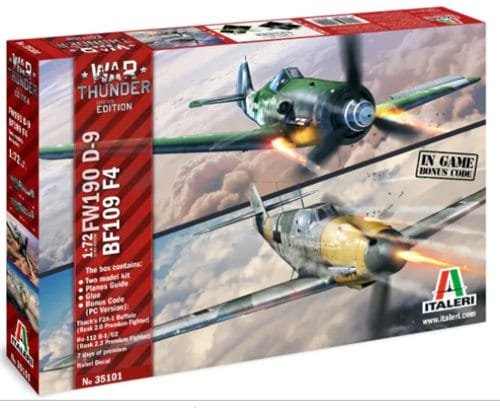 Italeri - War Thunder:BF109/FW-190 D9 1:72