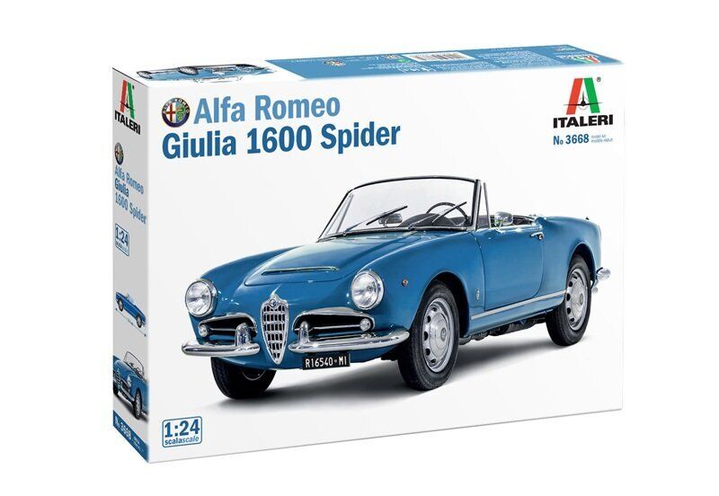 Italeri - 1:24 Alfa Romeo Giulia 1600 Spider