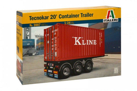 Italeri - 20 Foot Container Trailer 1:24