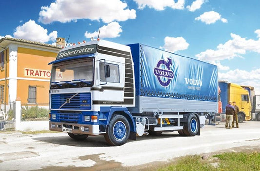 Italeri - Volvo F16 Globetrotter Canvas w/lift1:25