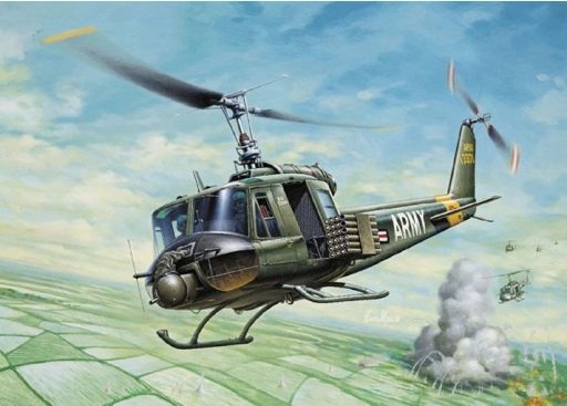 Italeri - UH1B Huey Helicopter 1:72