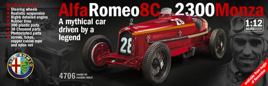 Italeri - Alfa Romeo 8C 2300 Monza Tazio Nuvola:12