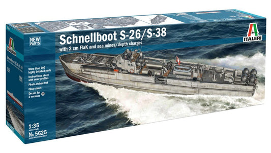 Italeri - Schnellboot S-26/S-38 1:35
