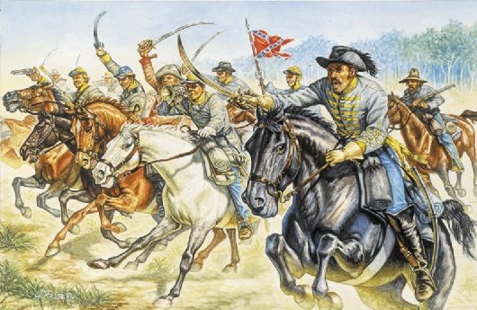 Italeri - Am Civil War:Confed Cvlry 1:72