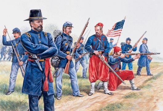 Italeri - Am Civil War:Union Infantry:72