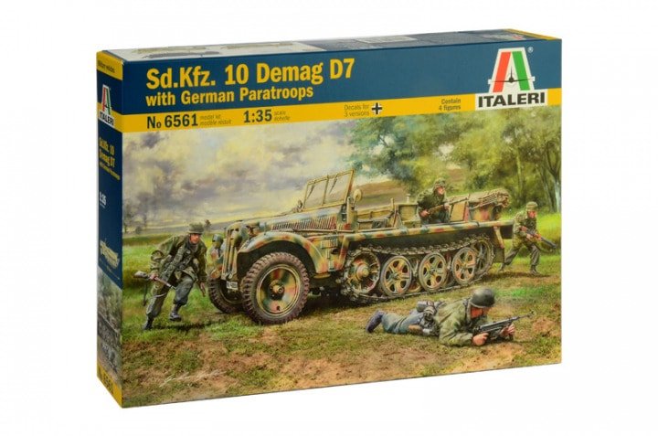 Italeri - Sd.Kfz.10 Demag D7 W/troop 1:35