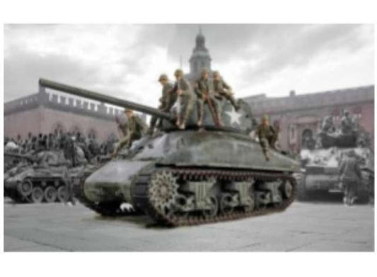 Italeri - M4A1 Sherman w/US Infntry 1:35