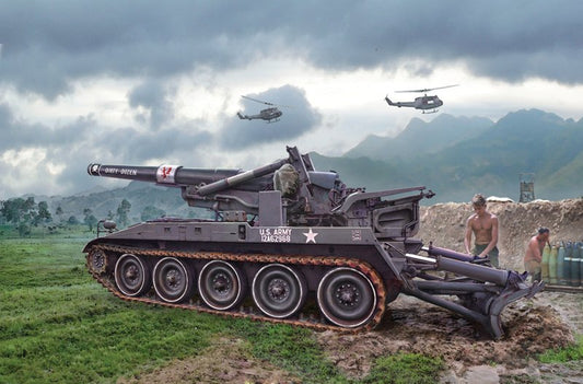 Italeri - M110A1 Self Propelled Howitzer 1:35