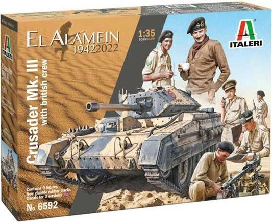 Italeri - Crusader Mk. III w/British Tank Crew1:35