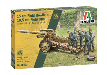 Italeri - 15 cm Field Howitzer / 10,5 cm Field Gun 1:72 Scale