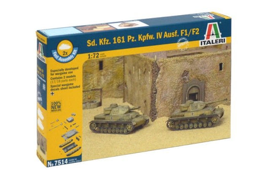 Italeri - Sd.Kfz.161 Pz.Kpfw.Iv F1 1:72