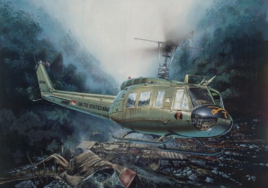 Italeri - UH1D Iroquois Helicopter 1:48
