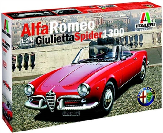 Italeri - ALFA ROMEO GIULIETTA SPIDER 1300 1/24 Scale