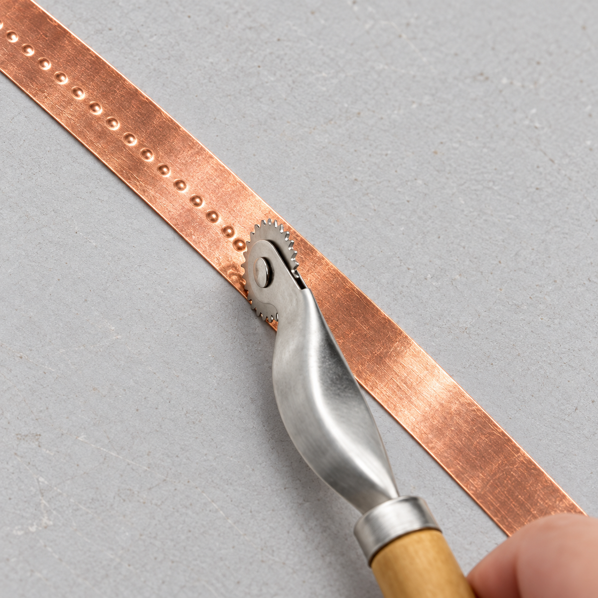 Ship Modeler's Pounce Wheel – Rivet & Nail Head Embossing Tool for Copper Hull Plating