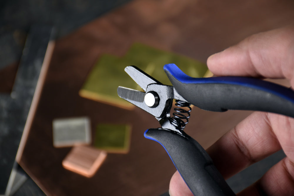 Sona 5-1/5" Soft Metal Cutting Shear, 65Mn Carbon Steel, Hardness 50 HRC