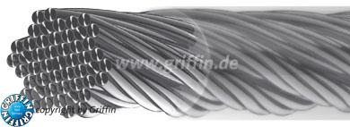 Griffin - Jewelry Wire - Thickness is 0.45 mm (.018") -49 strands with nylon coating - Spool contains 30 ft.