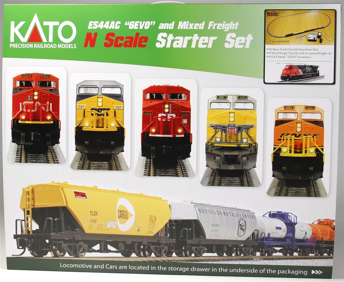 Kato - N Ess44Ac Gevo Freight Cn Train Set w/PP