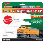 Kato - N Emd F7 Freight Train Up