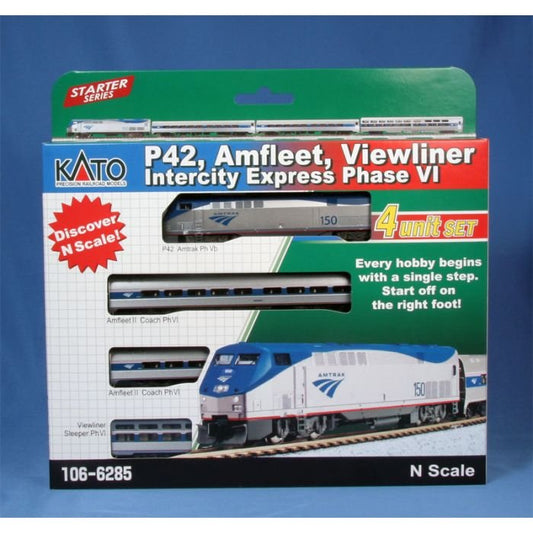 Kato - N P42 Amfleet Viewliner 4unit w/snd
