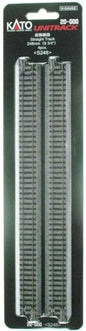 Kato - N 248mm Straight Track 4pk