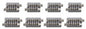 Kato - N Track Asst Set B 8 pcs