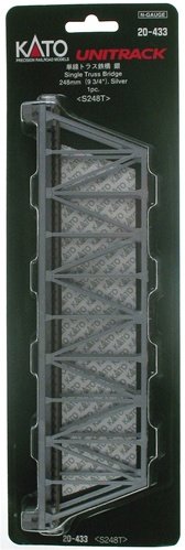 Kato - N Sgl Truss Bridge Sil 248mm