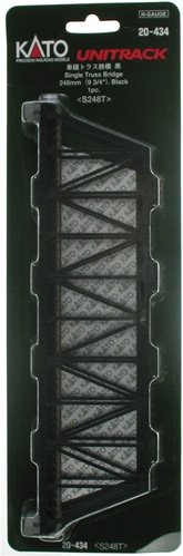 Kato - N Sgl Truss Bridge Blk 248mm