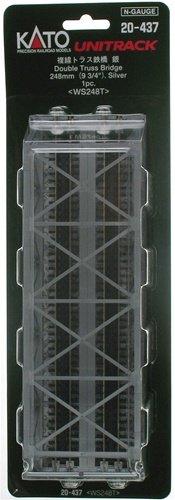 Kato - N Dbl Truss Bridge Sil 248mm