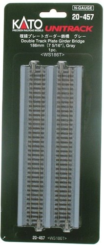 Kato - N Dbl Track Girder Bridge Gry