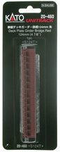 Kato - N Deck Girder Bridge Red 124mm