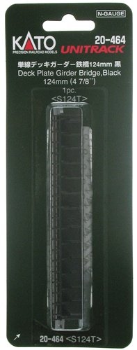 Kato - N Deck Girder Bridge Blk 124mm