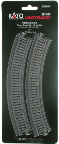 Kato - N R249-45d Curve Viaduct Track