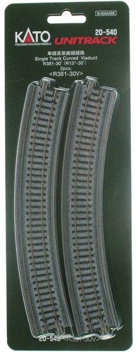 Kato - N Sgl Viaduct Curve R381 2pk