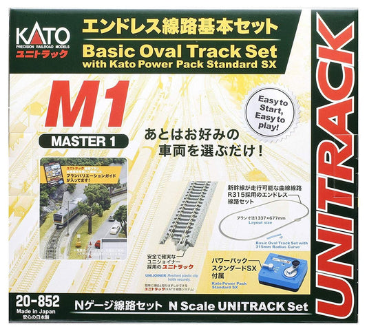 Kato - N Basic Oval Track Set W/Pp M1