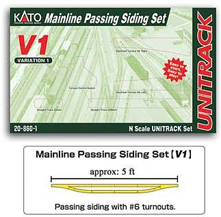 Kato - N V1 Mainline Passing Set (was 208601)