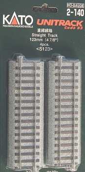 Kato - Ho 123mm 4 7/8 Straight Track