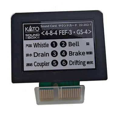 Kato - N Soundbox Fef-3/Gs-4 Card
