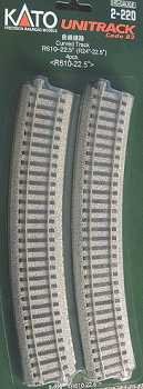 Kato - Ho R610mm 24' Curve Track 4pk