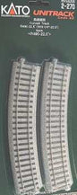 Kato - Ho R490 19 1/4 Curve Track 4pk