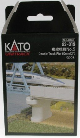 Kato - N Dbl Track Pier Set 50mm