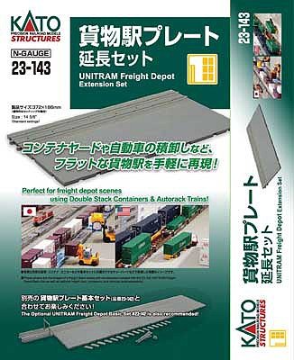 Kato - N Unitram Freight Depot Extension Set