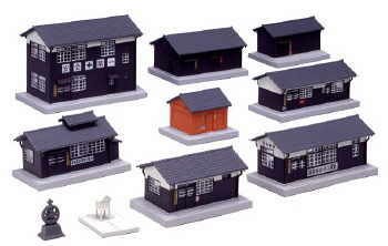 Kato - N Wood Station Buildings 10pc