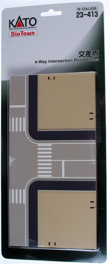 Kato - N 4-way Intersection Road Plat