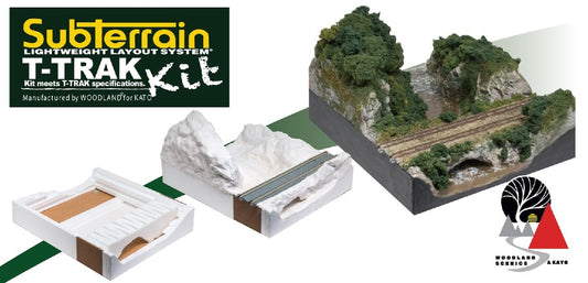 Kato - N SubTerrain Lt T-Trak Corner