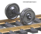 Kadee - Ho 33' Wheelsets Freight 12pc